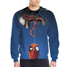 2019 New Spiderman Sweatshirts Hoodie Men Printed Streetwear Sweatshirt Teens Boys Hip Hop Ulzzang Clothes Oversized Tracksuits