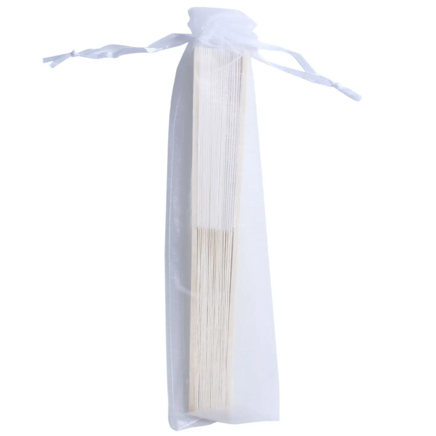 

Fashion 20 x Fan Fabric Gift Bag Bamboo Bone + Silk Fabric wedding favors dance writing painting customizes