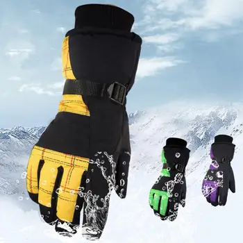 

2018 Winter Ski Gloves Ladies Slip Wear Plus Velvet Outdoor Riding Gloves