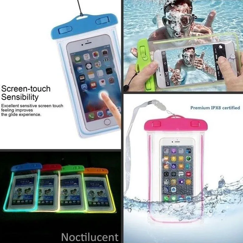 Waterproof Phone Case For iPhone Case 7 Cover Under Water Pouch Bag Case For Samsung galaxy A7 for Huawei Diving Bag Coques #4