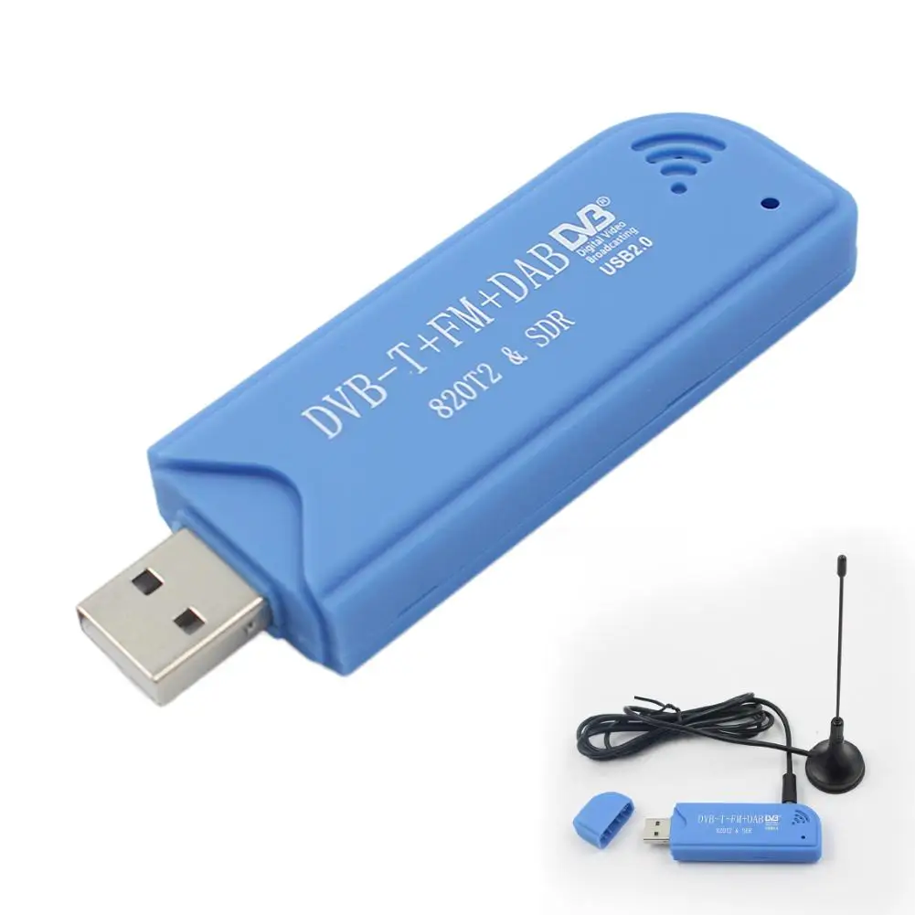 

Digital DVB-T2/T DVB-C USB 2.0 TV Tuner Stick HDTV Receiver with Antenna Remote Control HD USB Dongle PC/Laptop for Windows