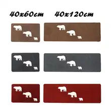 Современный ковер полиэстер медведи кухонный коврик для гостиной Декор домашний коврик для ванной Противоскользящий водопоглощающий коврик