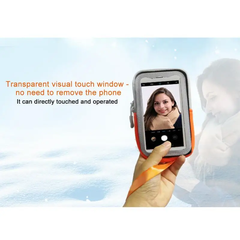 Electric Heat Mobile Phone Case USB Charging Antifreeze Cold-Proof Warm Case Phone Mount Outdoor Cycling Accessories