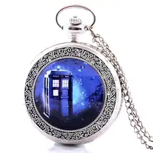 IBEINA Doctor Who Masters антикварные карманные часы тема Полный Охотник кварцевые гравированные Fob ретро кулон карманные часы цепочка подарок