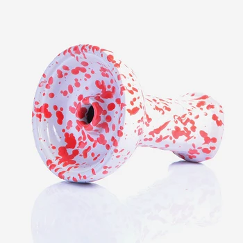 

High Quality Ceramic Shisha Bowl With One Hole Hookah Charcoal Holder Heat Keeper System Chicha Narguile Hookah Tobacco Bowl