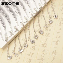 EZONE 12 Созвездие Кулон Закладка дизайн перо Форма Винтаж Классическая книга марка для чтения школы офисные поставки