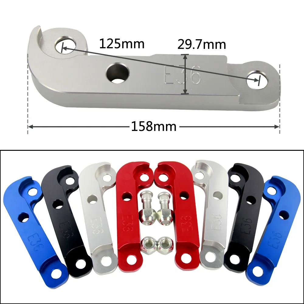 2 шт Drift замок Adapter Kit около 25% 30% увеличения отложным воротником углы для BMW E46