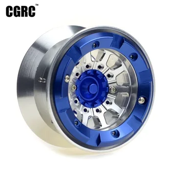 

4pcs Metal 2.2inch Beadlock Wheels Hub Rim For 1/10 RC Crawler Car TRX4 Bronco D90 D110 Axial Scx10 90046 RC4WD CCO1 TF2