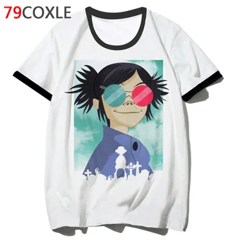 

Gorillaz t shirt t-shirt clothing hip harajuku tee hop funny 2019 school top male streetwear men for tshirt F2422