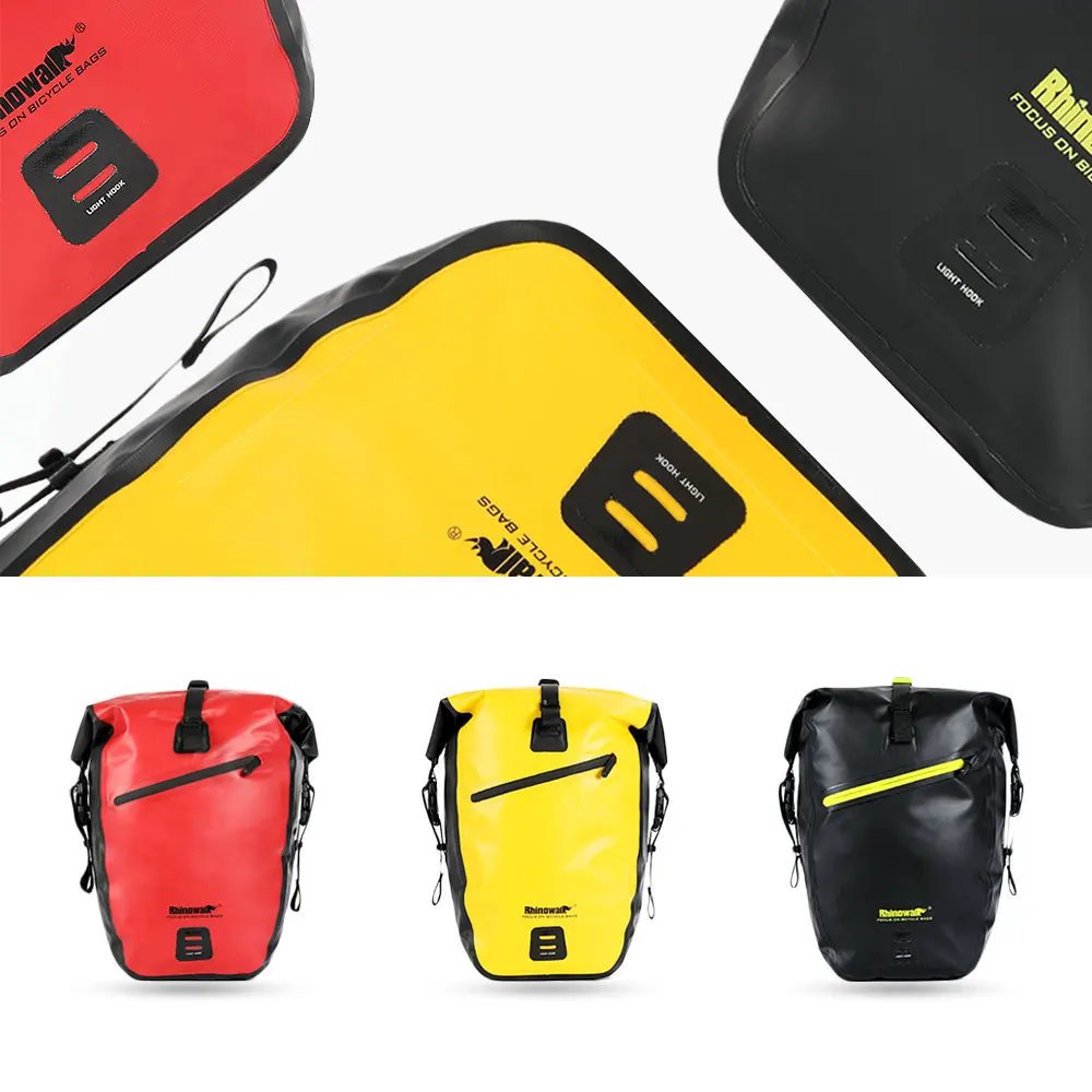 Najtaniej 25L 27L wodoodporna torba na rower MTB szosowe rowerów tylny stojak torba rowerowa siedzenie na bagażnik rowerowy torba na ramię torba akcesoria rowerowe