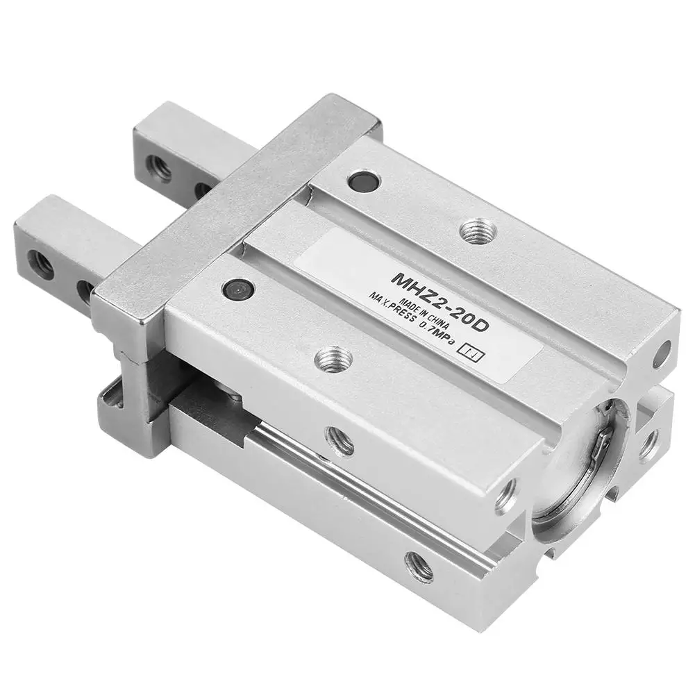 20mm Bore Parallel Style Air Gripper Pneumatic Cylinder MHZ2-20D for Industrial Replaceable Parts Air Gripper Pneumatic Cylinder 