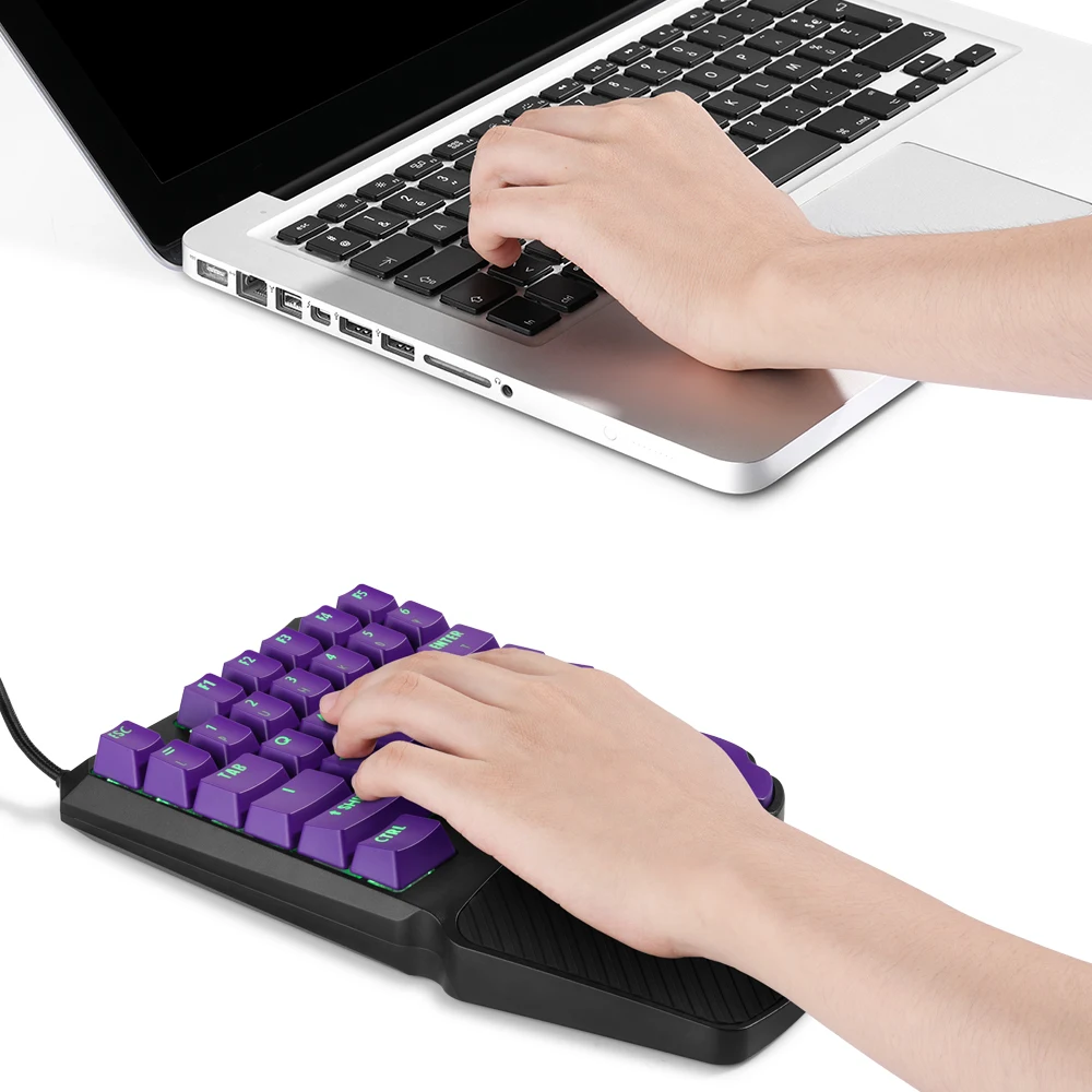 MAD GIGA P1 игровая механическая клавиатура красный переключатель один ручная для