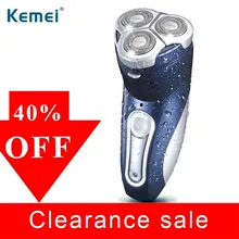 Kemei Km-6078 перезаряжаемая Бритва мужская бритва Водонепроницаемая моющаяся бритва уход за лицом 3d плавающая борода секатор