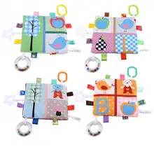 19 см детская игрушка, мягкая, Успокаивающая, полотенце, одеяло, протрите, плюшевая игрушка с соской, этикеткой, колокольчик, коляска, кровать, подвесные игрушки для детей, подарок