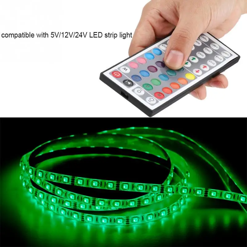 

44 Keys RGB LED Light Controller Mini IR Remote Controller for RGB LED Tape Strip Light LED Controller RGB