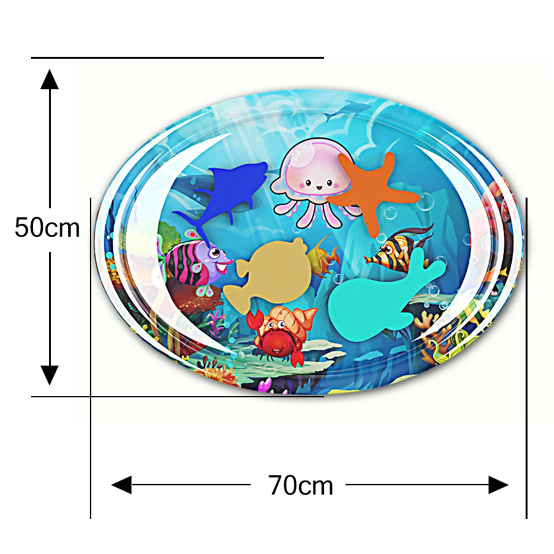 2019 Summer Creative Dual Use Kids Toy Inflatable Pad Water Cushion Patted Play Mat For Infant - K