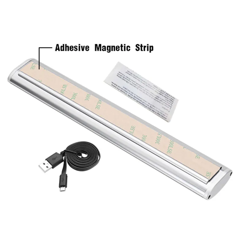 ARILUX Светодиодная лампа для шкафа 33 LED SMD4014 USB Перезаряжаемый датчик движения
