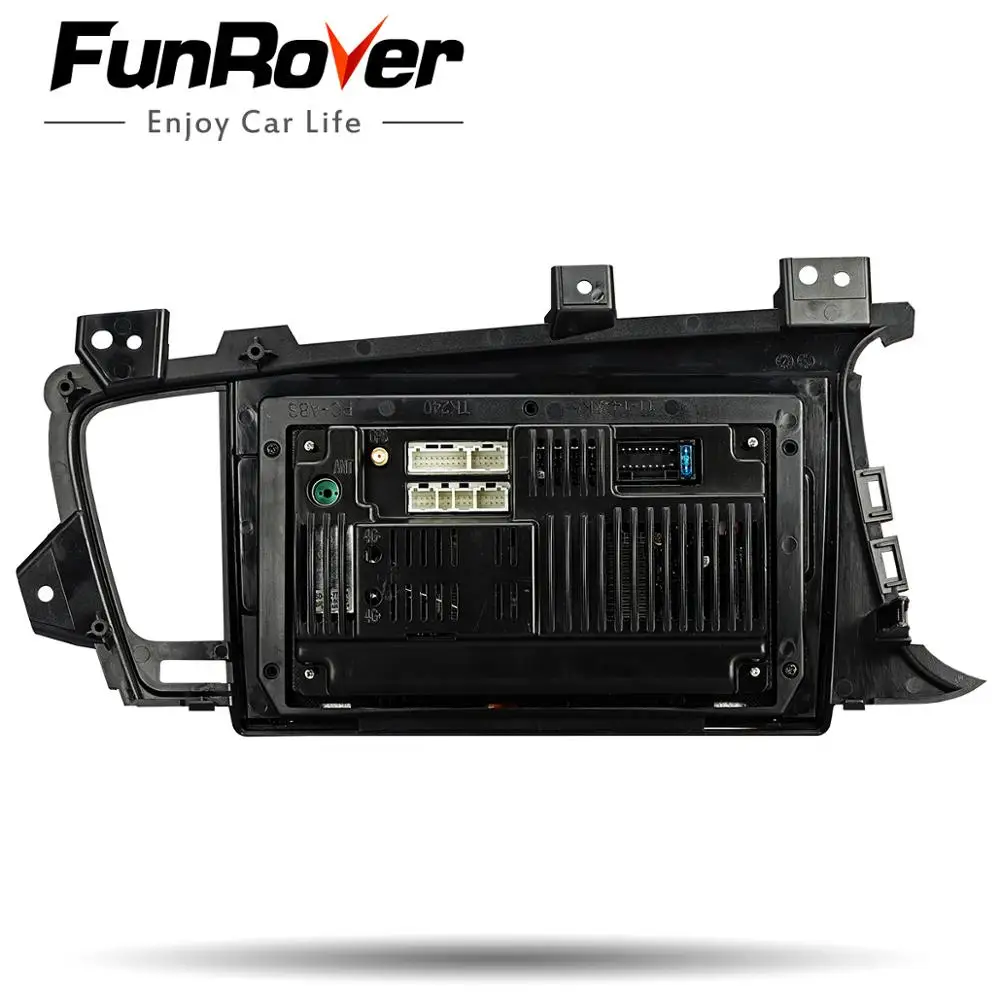 Best Funrover Car Radio Multimedia DVD Android 8.0 IPS Navigation headunit For Kia K5 Optima 2011-15 Navi Audio Stereos RDS GPS WIFI 5