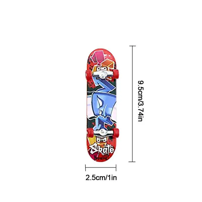 1 шт. мини-грифы скейтборд на палец матовая поверхность случайный цвет мини фингерборд детская игрушка цвет случайный
