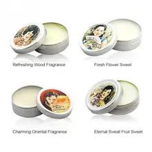 4 шт./компл. очаровательный твердый парфюм Антиперспиранты нежный ароматный твердый парфюм бальзам для ухода за кожей сладкий подарочный набор антиперспирант