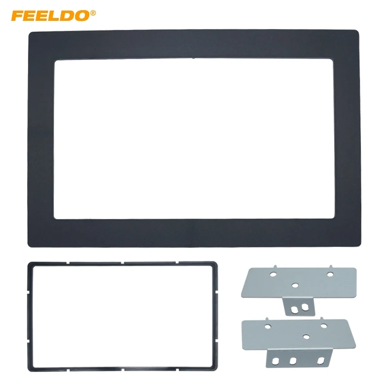 FEELDO Car Radio Audio Fascia Frame For Buick GL8/ Regal 2004 Stereo 2Din Dashboard Panel Trim Mount Kit Plate #HQ1772 | Автомобили и
