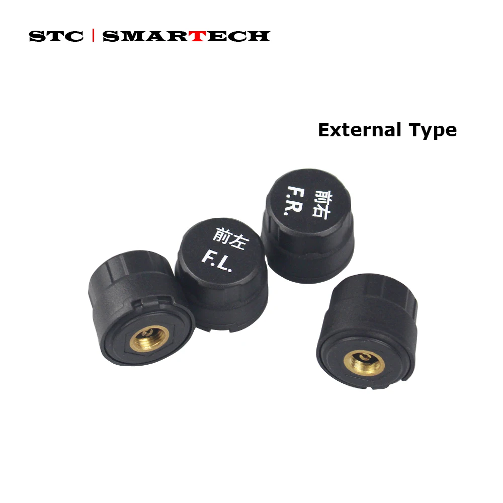 SMARTECH TPMS Bluetooth 4.0 universal internal and external tyre pressure sensor support IOS Android phone,tire pressure sensor