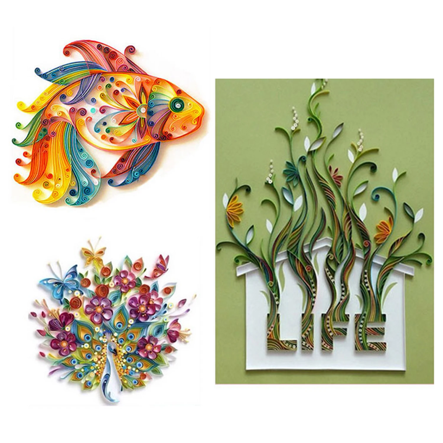 Полная бумага для заполнения 1520 полосок 21 необходимый набор инструментов