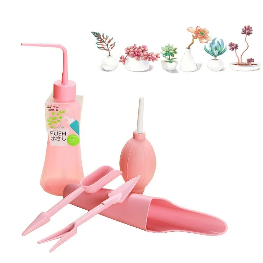 

4-5pcs Mini Garden Hand Tools Transplanting Tools Succulent Tools Miniature Planting Gardening Multifunctional Tool Set
