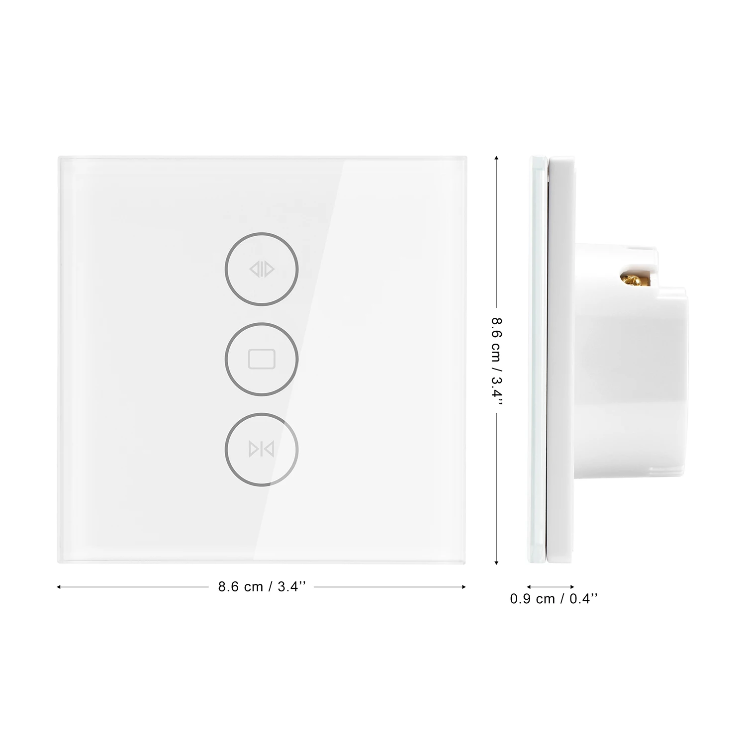 

WiFi Electrical Blinds Switch Touch APP Voice Control by Alexa Echo AC110 to 250V for Mechanical Limit Blinds Motor