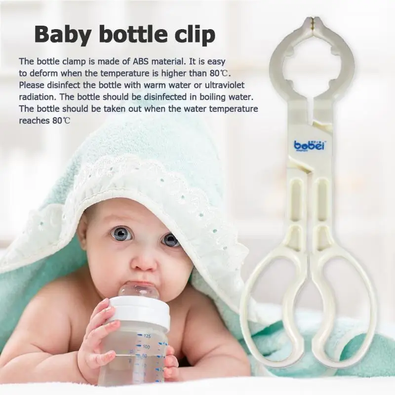 

Multifunction Baby Milk Bottle Tongs Nipple Clamp Safety Anti-slip Forceps Milk Bottle Holder Baby Bottles Tweezers Feeder Clamp