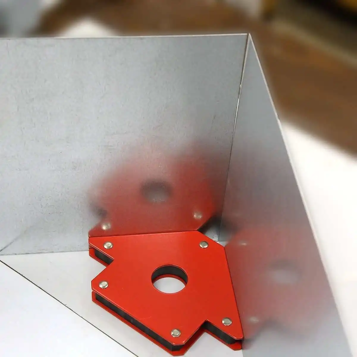 Günstige 6 stücke Multi winkel Magnet Schweißen Halter Pfeil Magnetische Klemme für Schweiß Magnet 2x9lbs 2x 25lbs 2x 25lbs Mig werkzeuge