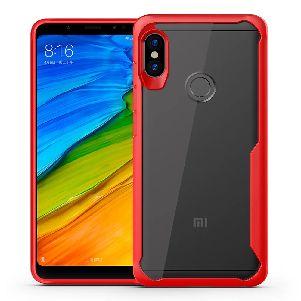 

gocomma TPU + PC Shatter-resistant Transparent Phone Case for Xiaomi Redmi Note 5