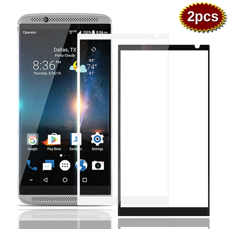 2 шт полный для zte Axon 7 закаленное стекло blade V18 N3 Nubia Z17 Z18 MINI S minis Z17s Axon7 защитная