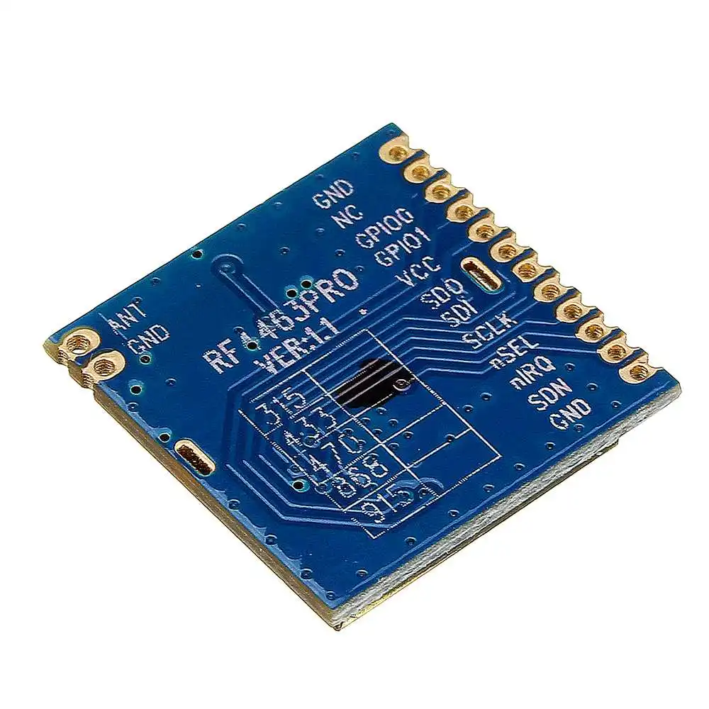 

F4463PRO+Antenna 868MHz Si4463 20dBm 100mW RF Transmitter and Receiver Frequency anti-interference shell