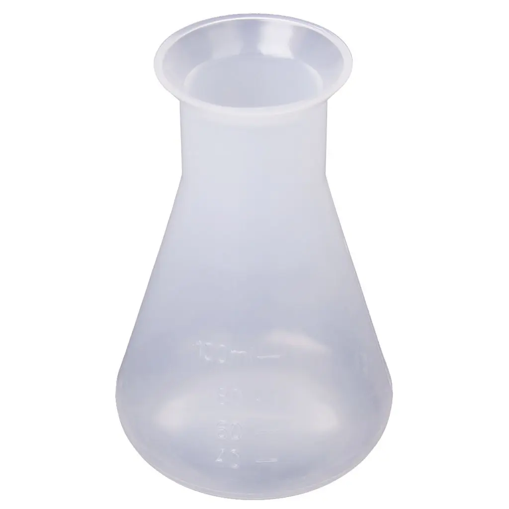 

Erlenmeyer flask for Chemistry Laboratory Plastic Transparent - 100ml.