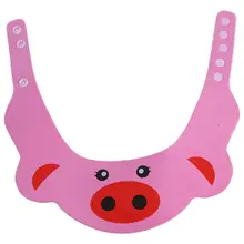 HTHL-для малыша, ребенка, новорожденного шапочка для ванны и душа шапка для мытья волос защита от шампуня Регулируемый розовый