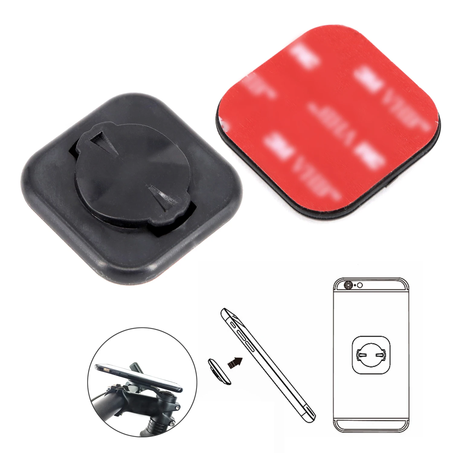 

1*Module Cycling Phone Stick Adapter Holder For Gar/min Edge GPS Computer Mount Bracket