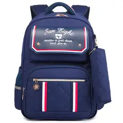 Модные ортопедические детские мешок детей школьного рюкзака школьные ранцы для мальчиков/девочек Водонепроницаемый школьный рюкзак для