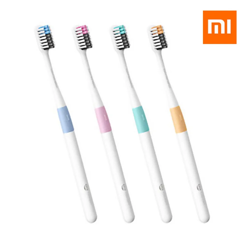 4Pcs Xiaomi mijia DOCTOR B Stylish Travel Toothbrushes with Boxes Tooth Bass Method Cleaning Toothbrush for Adult Brush 4 Colors | Красота и