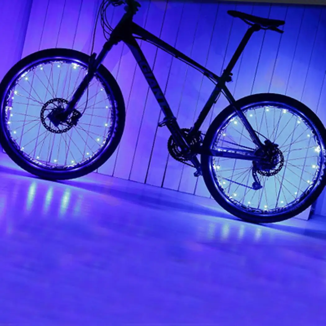 LED Bicycle Bike Cycling Rim Lights 2.2 Meters Home, Party, Outdoor