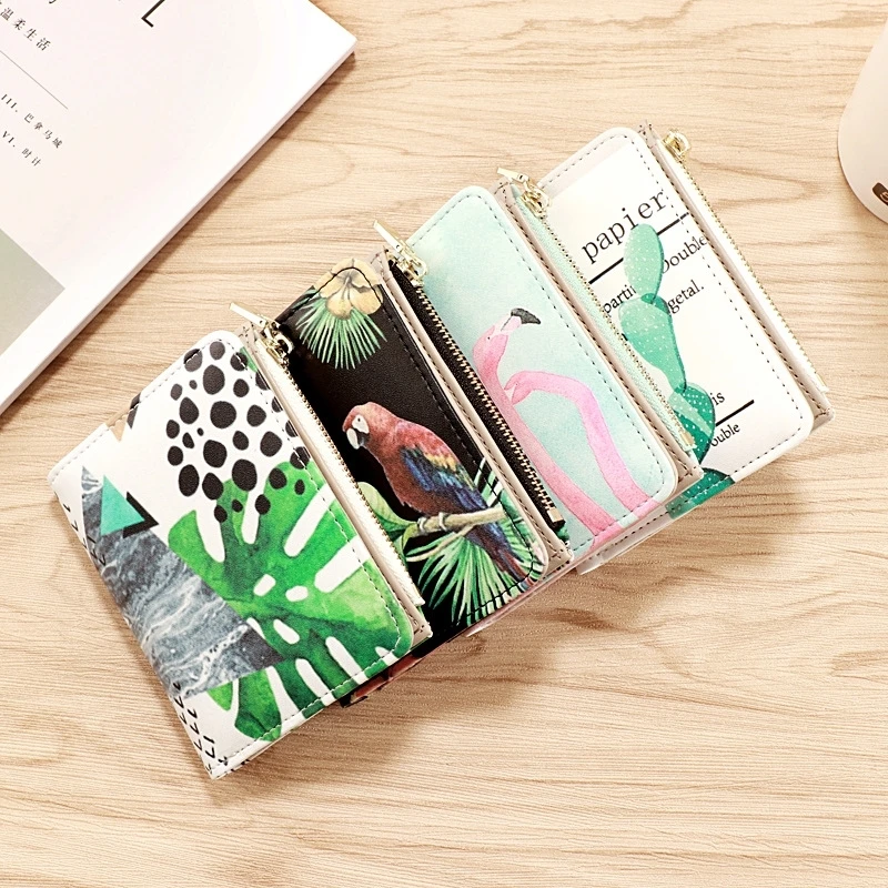 

Wallet Female Short Paragraph Small Fresh Folding Tide Personality Student Cute Mini Wallet