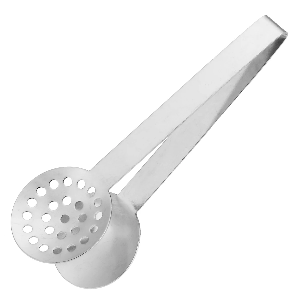 Mayitr 1pcs Round Teabag Tongs Stainless Steel Tea Clip Coffee Bag Tea