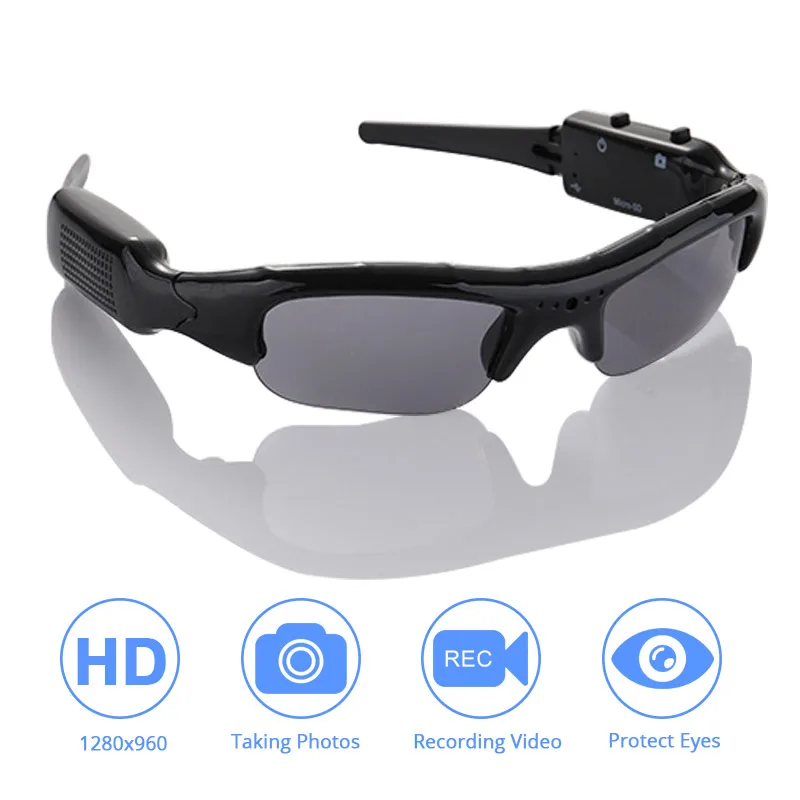 

DVR Sunglasses Camera Light-weight Mini DV Video Recorder TF Mini Eyewear Mini Camera Sunglasses High Quality