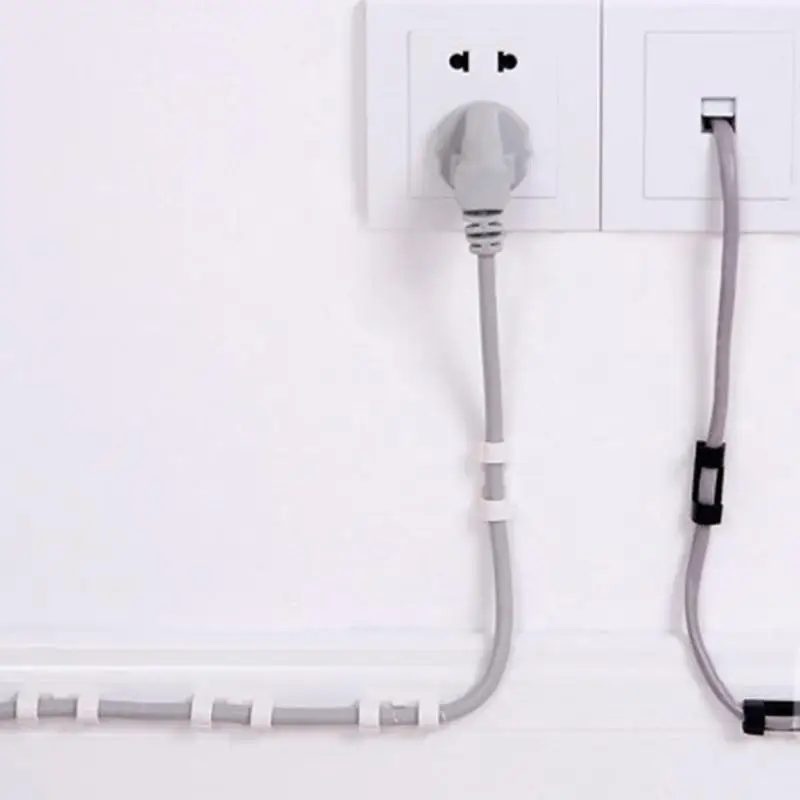Ties Organizer 2 Packs Smart Wire Wiring Cord Cable Drop Clips