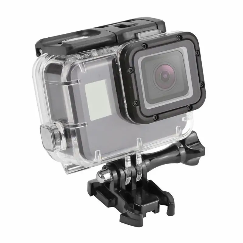 40 м подводный водонепроницаемый чехол для GoPro Hero 7 5 6, Черный Защитный корпус для экшн-камеры, корпус, рамка для GoPro, аксессуары