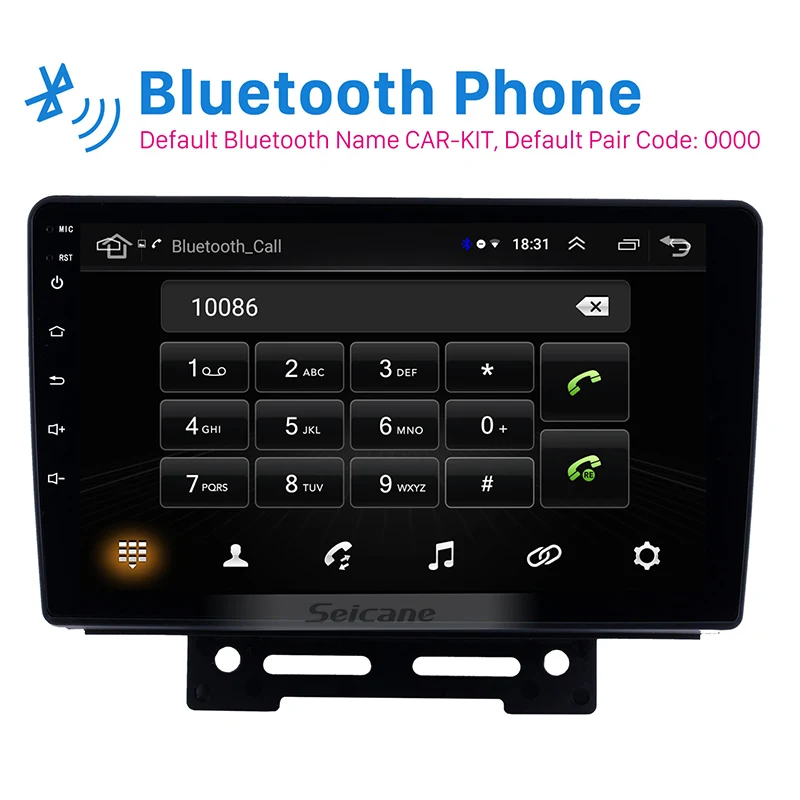 Seicane Android 8,1 gps Навигация стерео для Geely Emgrand EC7 2012 2013 3g WiFi Bluetooth музыкальный мультимедийный плеер