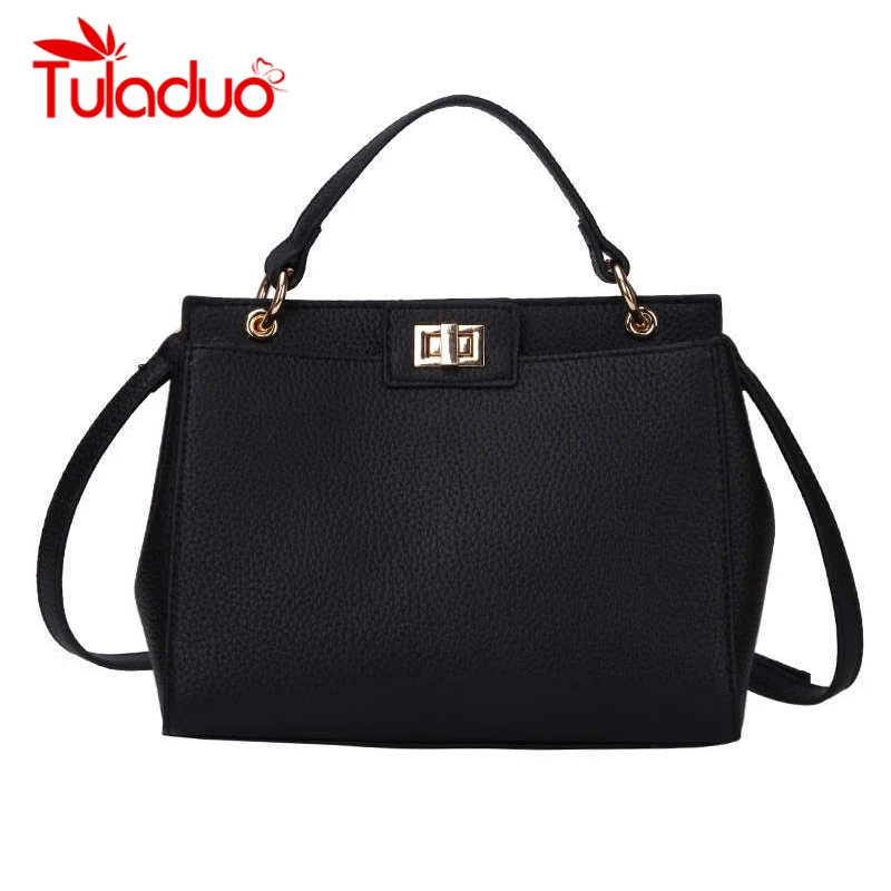 

Vintage PU Leather Ladies HandBags Women Messenger Bags Totes Designer Shoulder Bag Large Capacity Ladies Hand Bags Hot Sale