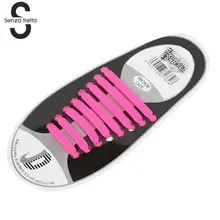 16 шт./компл. шнурки без галстука Все кроссовки соответствующие шнурки эластичные силиконовые шнурки для женщин и мужчин шнурки для обуви WN0823