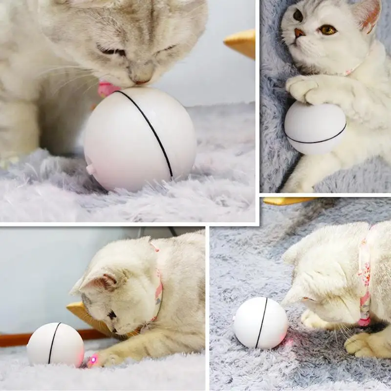 Cat Dog LED Laser Red Light Electronic Rolling Ball Perfect Toy Keep Your Pet Busy Cat Interactive Laser Ball Electric Funny Toy Cat Dog LED Laser Red Light Electronic Rolling Ball Perfect Toy Keep Your Pet Busy Cat Interactive Laser Ball Electric Funny Toy