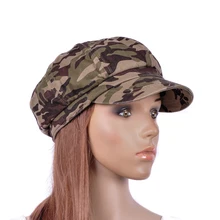 M508 Мода Красота камуфляж х/б козырек кепка газетчика лето осень стильный